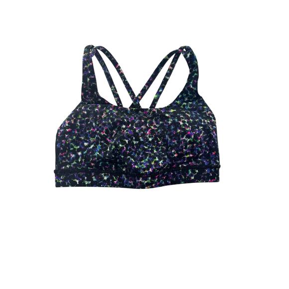 lululemon athletica Other - lululemon Energy Bra Size 6 Padded Summer Mirage Multi SeaWheeze Running